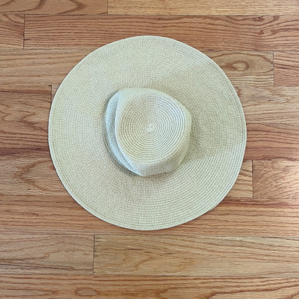 J Crew Floppy Straw Sunhat